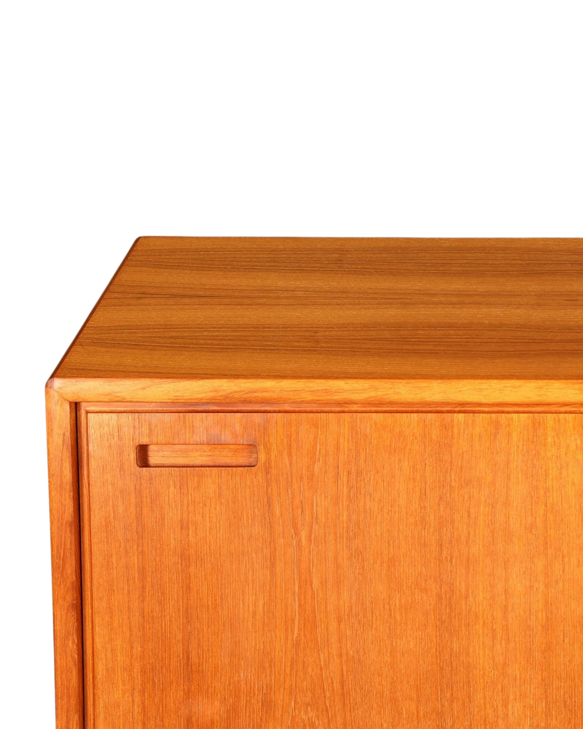 Hauptstadt Möblerei H844 Finish Sideboard aus hochwertigem Teakholz mit integriertem Griff im skandinavischen Design