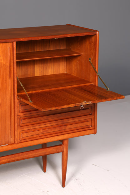 Traumhaftes Original Holger Christensen Møbelmagasiner Sideboard Teak Danish Design Kopenhagen