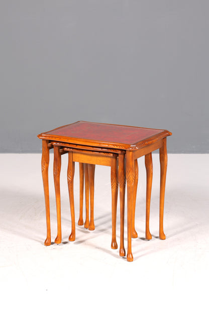 Magnifique ensemble de trois tables d&