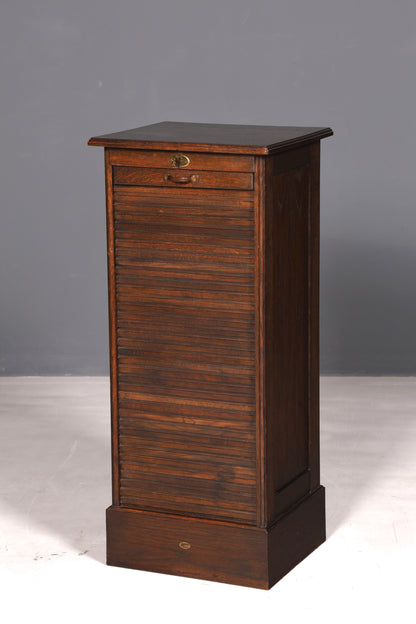 Armoire à rideau Bauhaus sobre armoire à jalousie armoire à dossiers Art déco armoire de bureau ancienne vintage