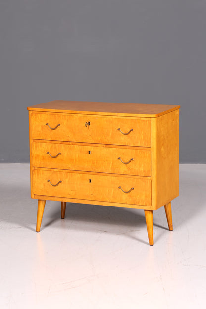 Wunderschöne Mid Century Kommode Vintage Flurkommode Schubladenkommode Retro 60er Holz