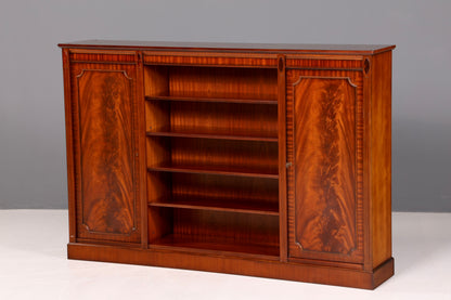 Wunderschönes Heldense Bücherregal Mahagoni Englisch Regal Bookshelf Buchablage Antik Vintage