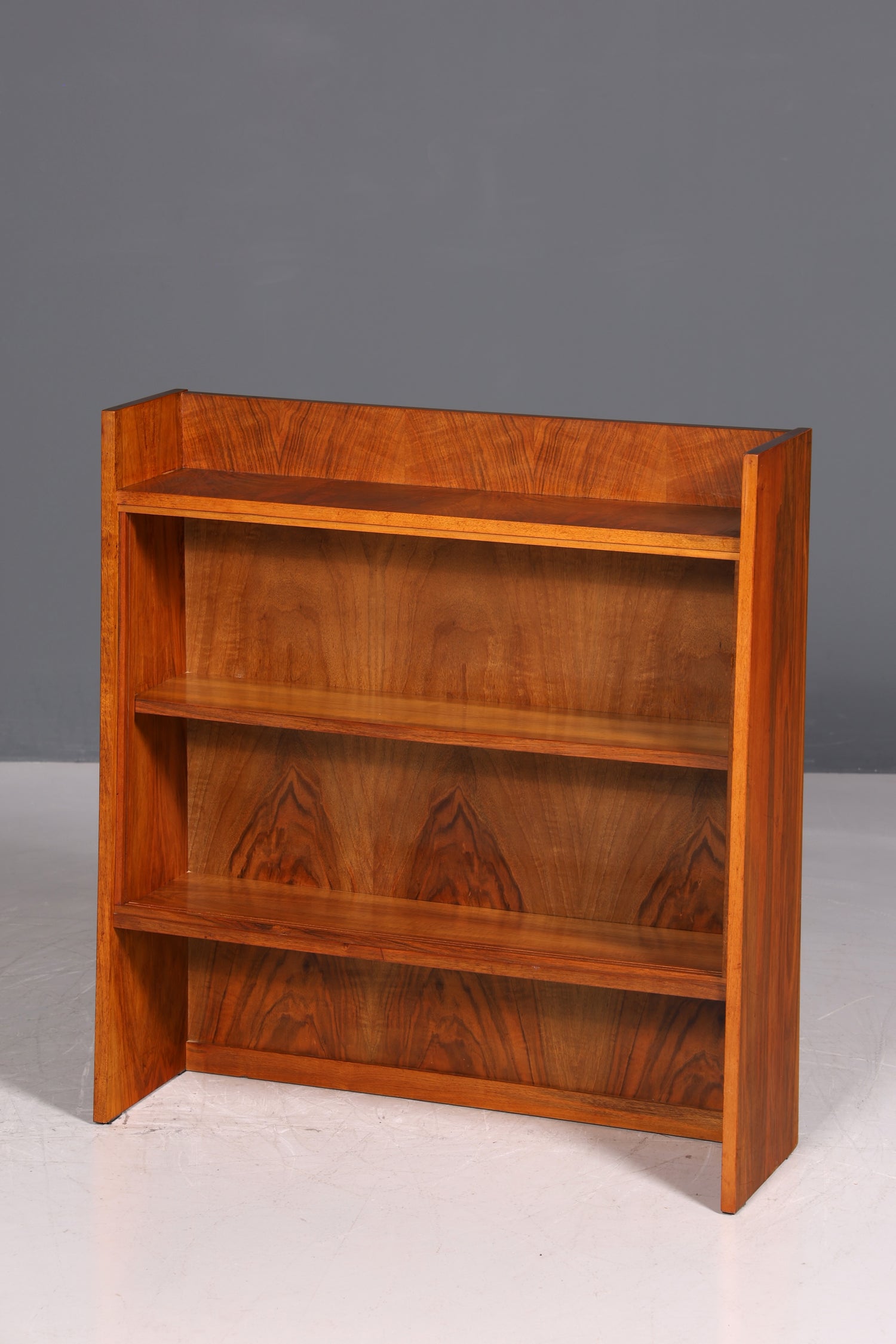 Magnifique bibliothèque vintage des années 60, étagère autoportante rétro, rangement pour livres, 2 sur 2