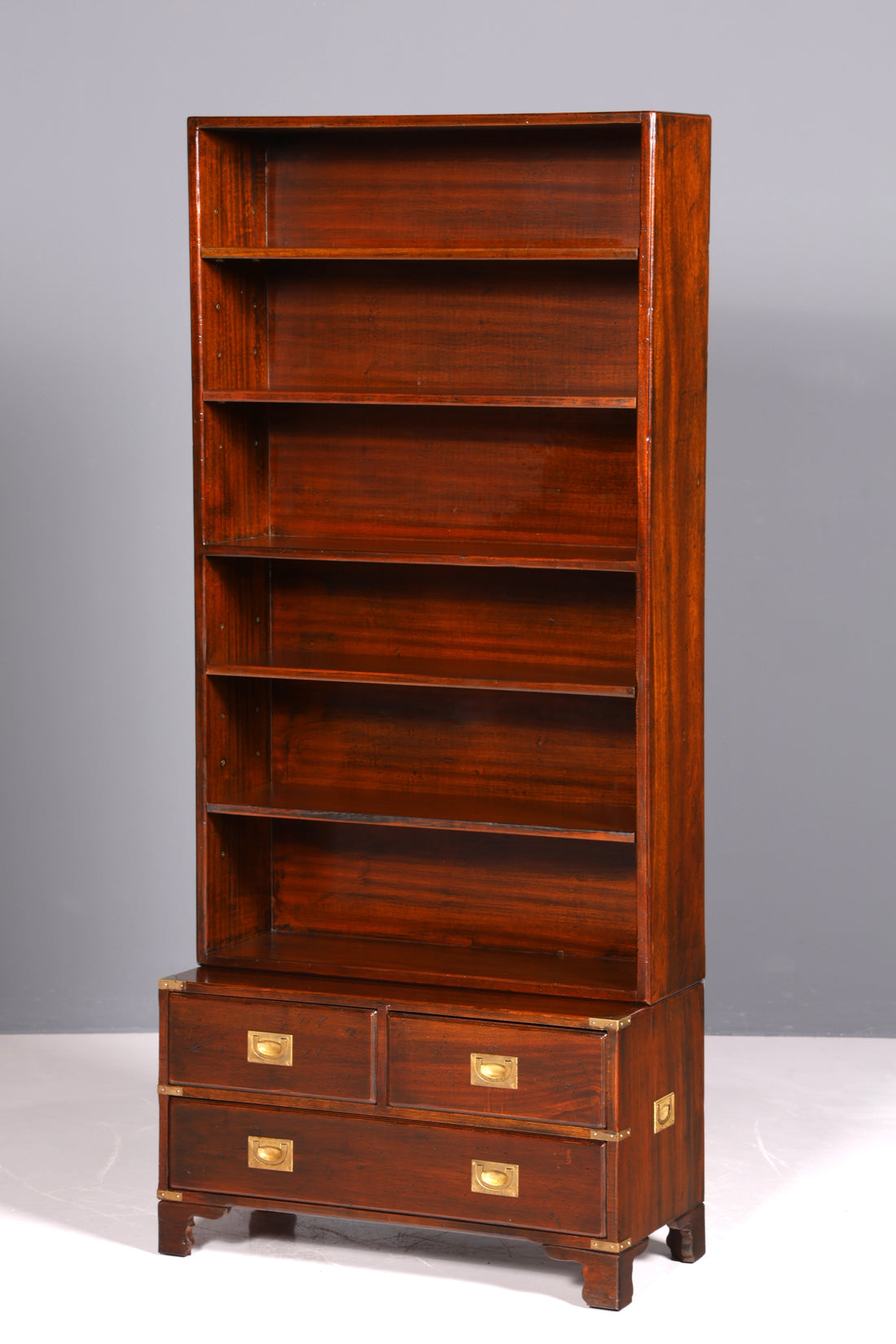 Magnifique bibliothèque de style nautique anglais, en bois véritable, 2 sur 2