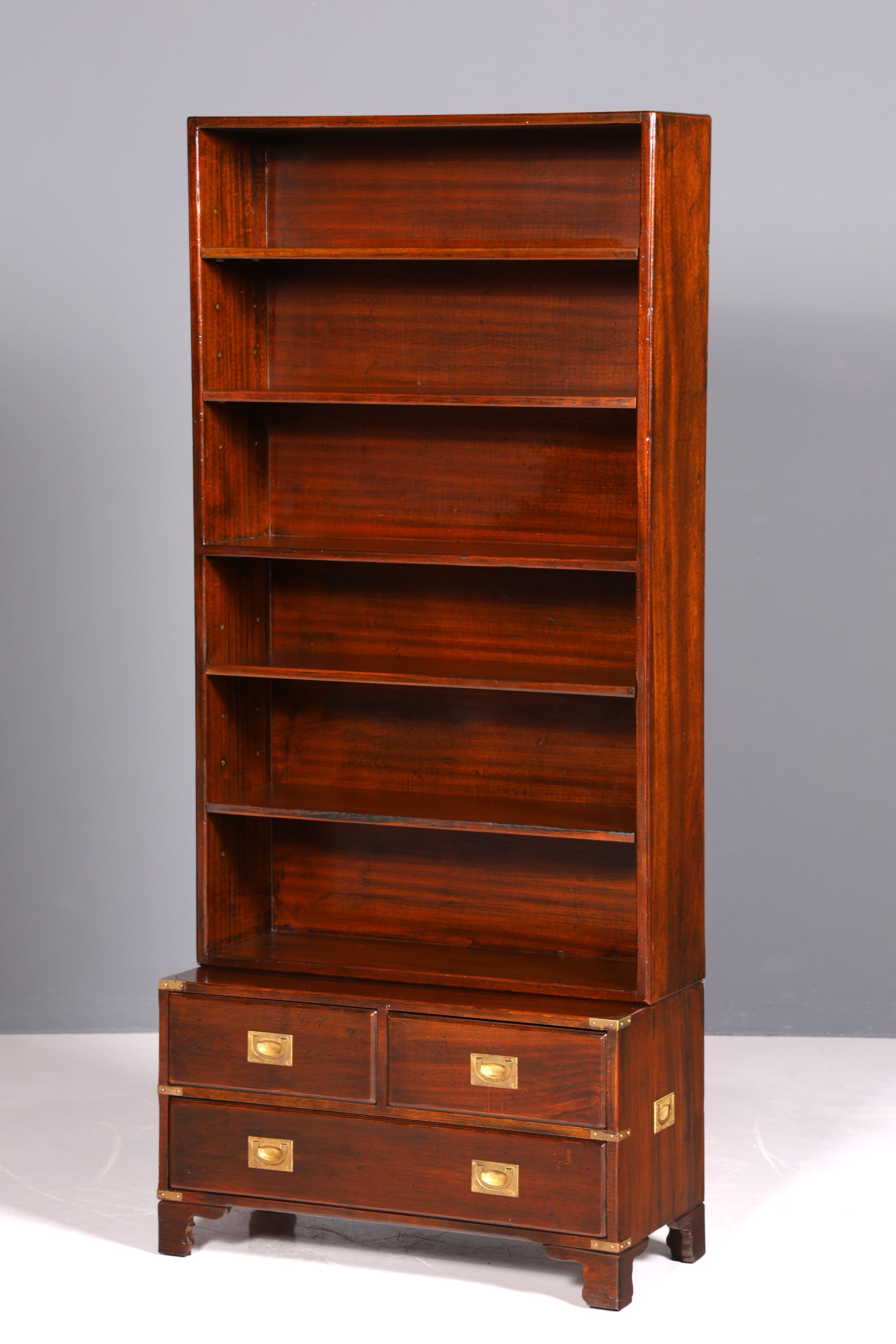 Magnifique bibliothèque de style nautique anglais, en bois véritable, 2 sur 2