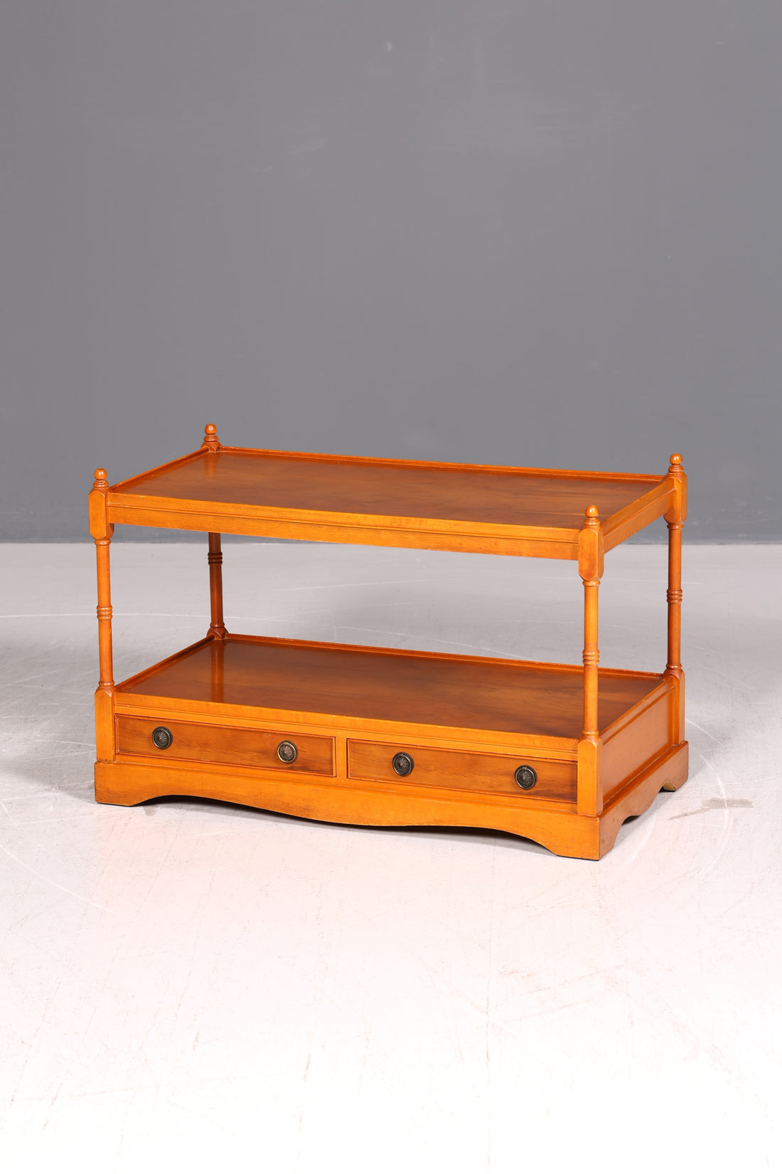 Gorgeous English Coffee Table Yew Regency Style Side Table Storage Table Antique Table Vintage