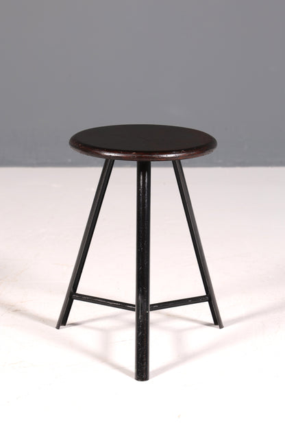 Wunderschöner Mid Century Hocker Bistro Hocker Vintage Industrial Stil Stuhl 60s