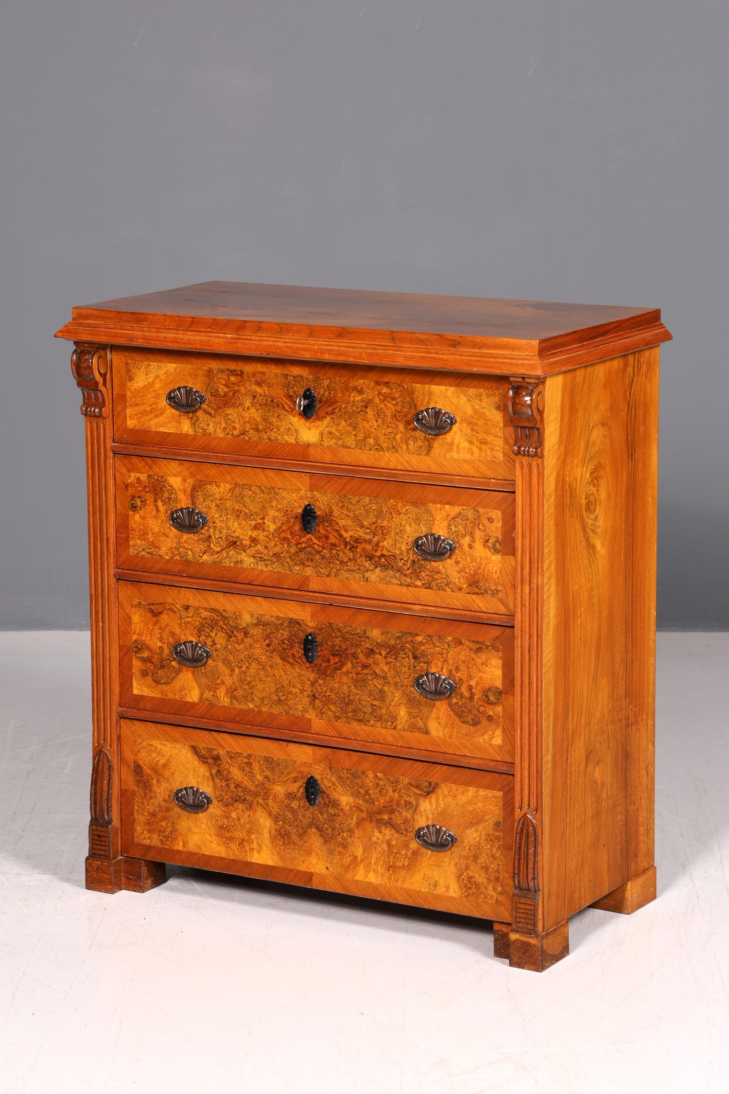 Wunderschöne Gründerzeit Kommode Louis Philippe Antik Sideboard Schubladenkommode Wäschekommode