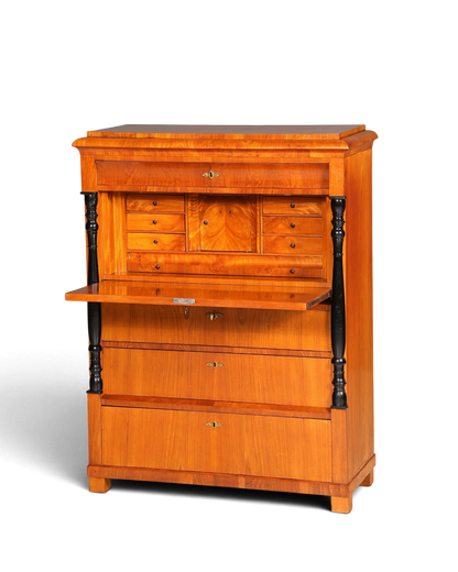 Wunderschöner Original Biedermeier Sekretär um 1860 Englisch Kommode Antik Bürokommode