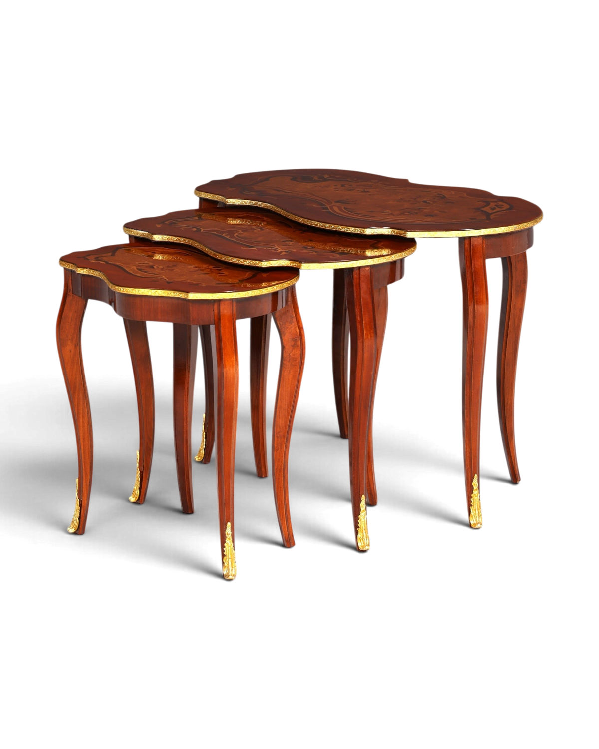 Beistelltisch Set 3er Satz Barock Antik Barock Stil Tisch Set Ablage – Hauptstadt Möblerei Berlin