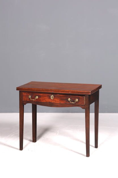 Table anglaise de rêve, console pliante, bureau, bois véritable, antique, table de jeu, table de cuisine, table à manger