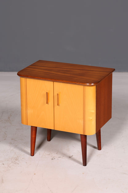 Wunderschöne Mid Century Kommode Vintage Nachttisch 60er Beistellkommode Retro echt Holz