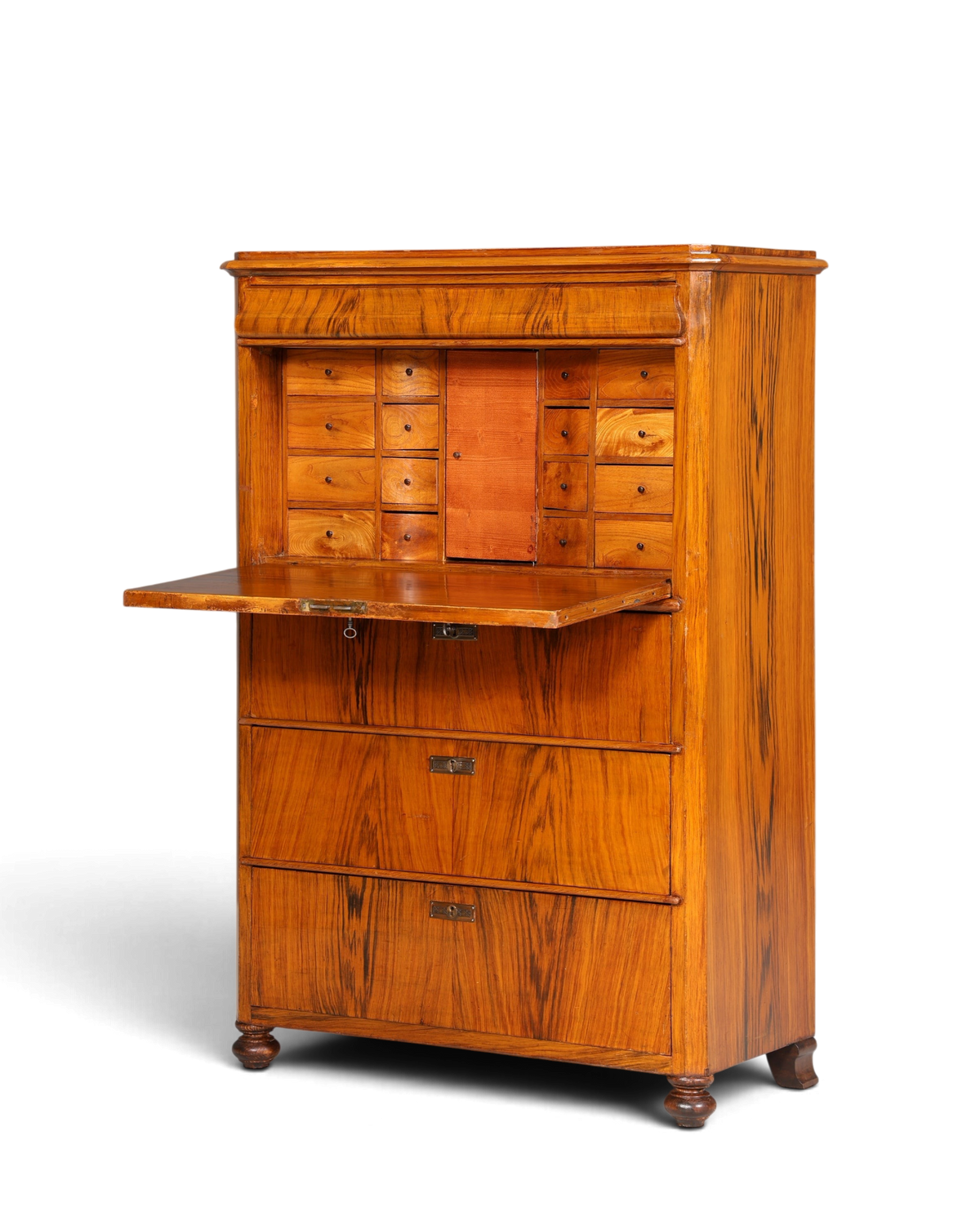 Wunderschöner Louis Philippe Sekretär Vertiko Gründerzeit Kommode Schubladenkommode