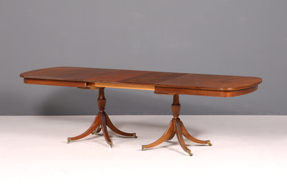 G114 Finish Wunderschöner Englischer Tisch ausziehbarer Esstisch Antik Stil 60s Küchentisch Eibe