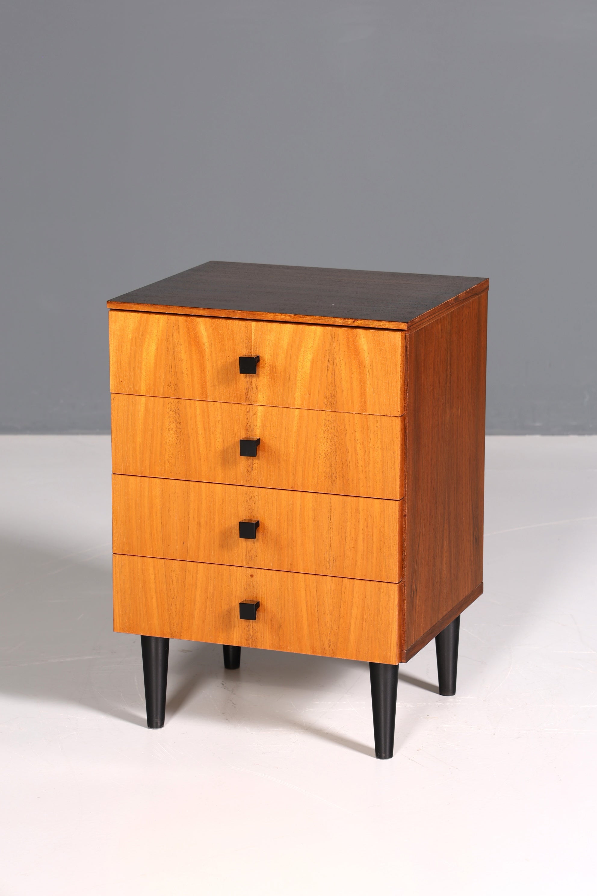 Beautiful mid-century vintage chest of drawers, nightstand, retro 60s hallway chest