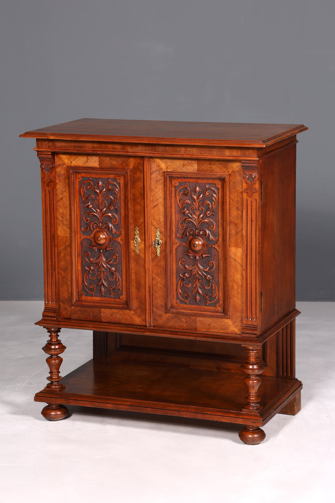 F899 Finish cm Traumhaftes Gründerzeit Vertiko Jugendstil Schrank Antik Highboard Kommode