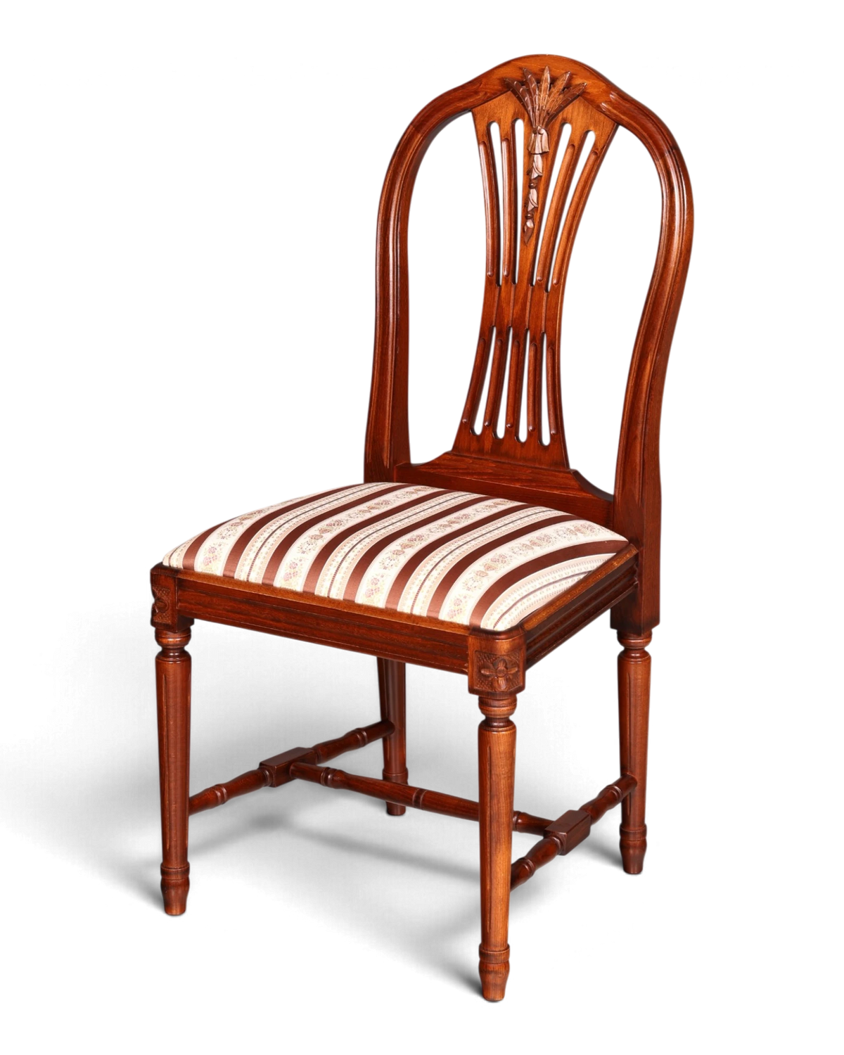 Magnifique chaise anglaise en acajou, chaise rembourrée, chaise de salle à manger, chaise de cuisine, chaise de bureau, style Hepplewhite 2 sur 2