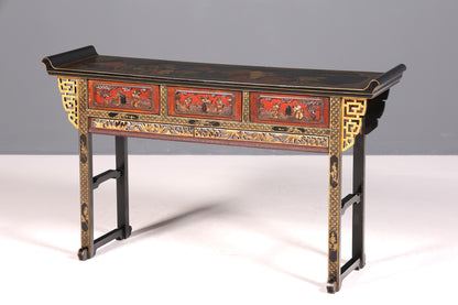 Magnifique console chinoise, table d&