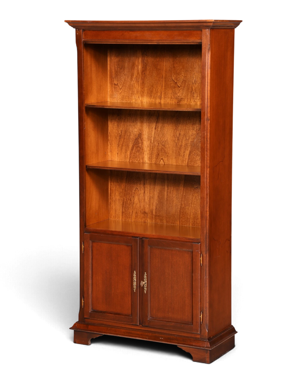 Magnifique bibliothèque de style ancien en bois massif, étagère, bookcase, bibliothèque