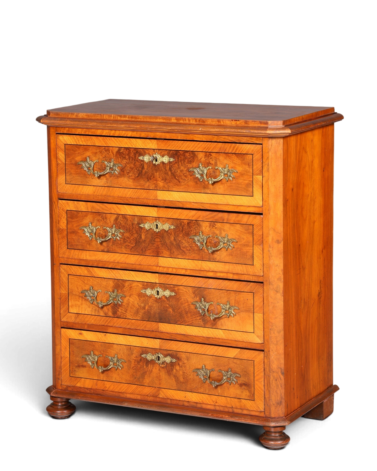 Gründerzeit Louis Philippe Kommode Nussbaum, Antik Sideboard 1880 – Hauptstadt Möblerei Berlin