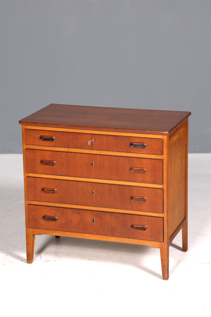 Commode de rêve de style mid-century, design danois, buffet en bois de teck, commode vintage