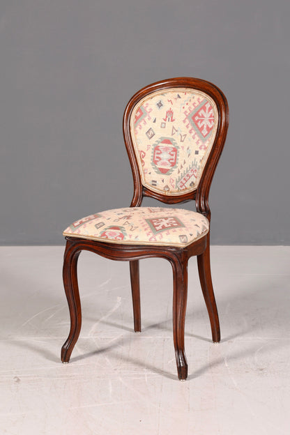 Traumhafter Louis Philippe Stuhl Antik Sekretär Stuhl Biedermeier Echt Holz Esszimmerstuhl Polsterstuhl Vintage