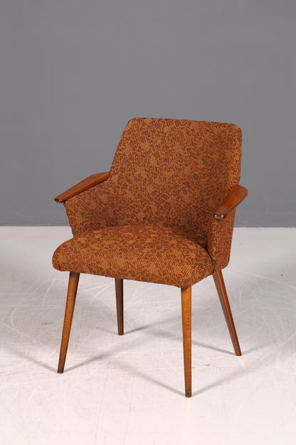 Wunderschöner Mid Century Stuhl Retro Armlehnstuhl Cocktailstuhl Küchenstuhl Sekretär Stuhl 3 von 4