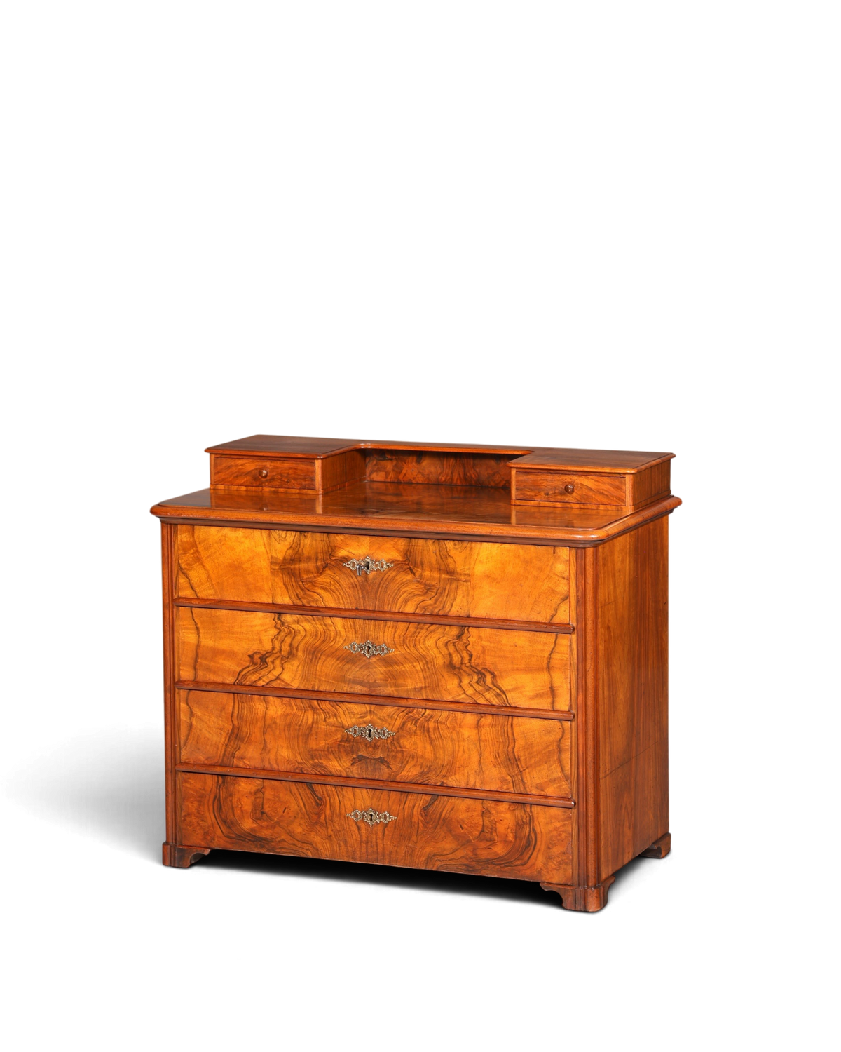 Gründerzeit Kommode Louis Philippe Nussbaum Schubladen Kommode Sideboard – Hauptstadt Möblerei Berlin