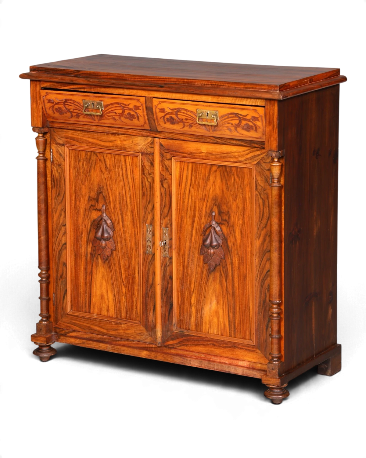 Dreamy Gründerzeit cabinet, Art Nouveau chest of drawers, antique sideboard, credenza, half-height cabinet