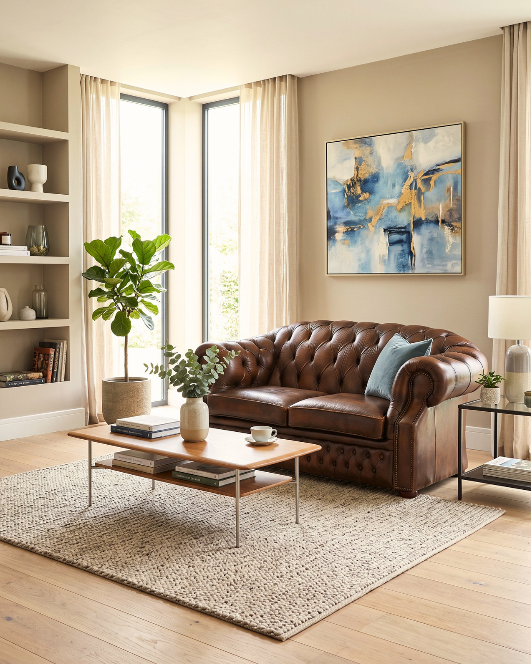 Magnifique canapé Chesterfield Centurion 2 places d&