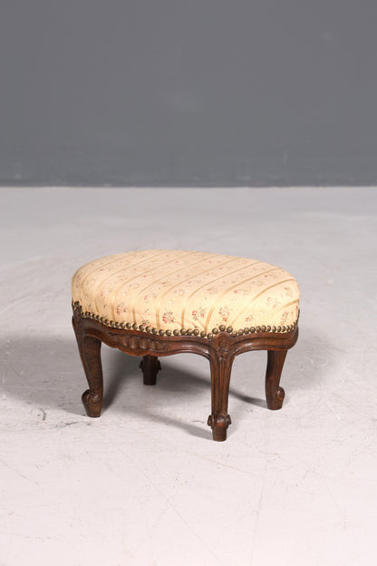 Magnifique tabouret Chippendale, style baroque antique, repose-pieds, tabouret