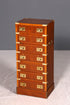 Edle Schmale Maritime Vertiko Englisch Military Chest Kommode Antik Kolonialstil