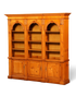 Hauptstadt Möblerei XXL Ethan Allen Bücherregal aus Kiefernholz im Antik-Stil mit drei Rundbogen-Regalfächern