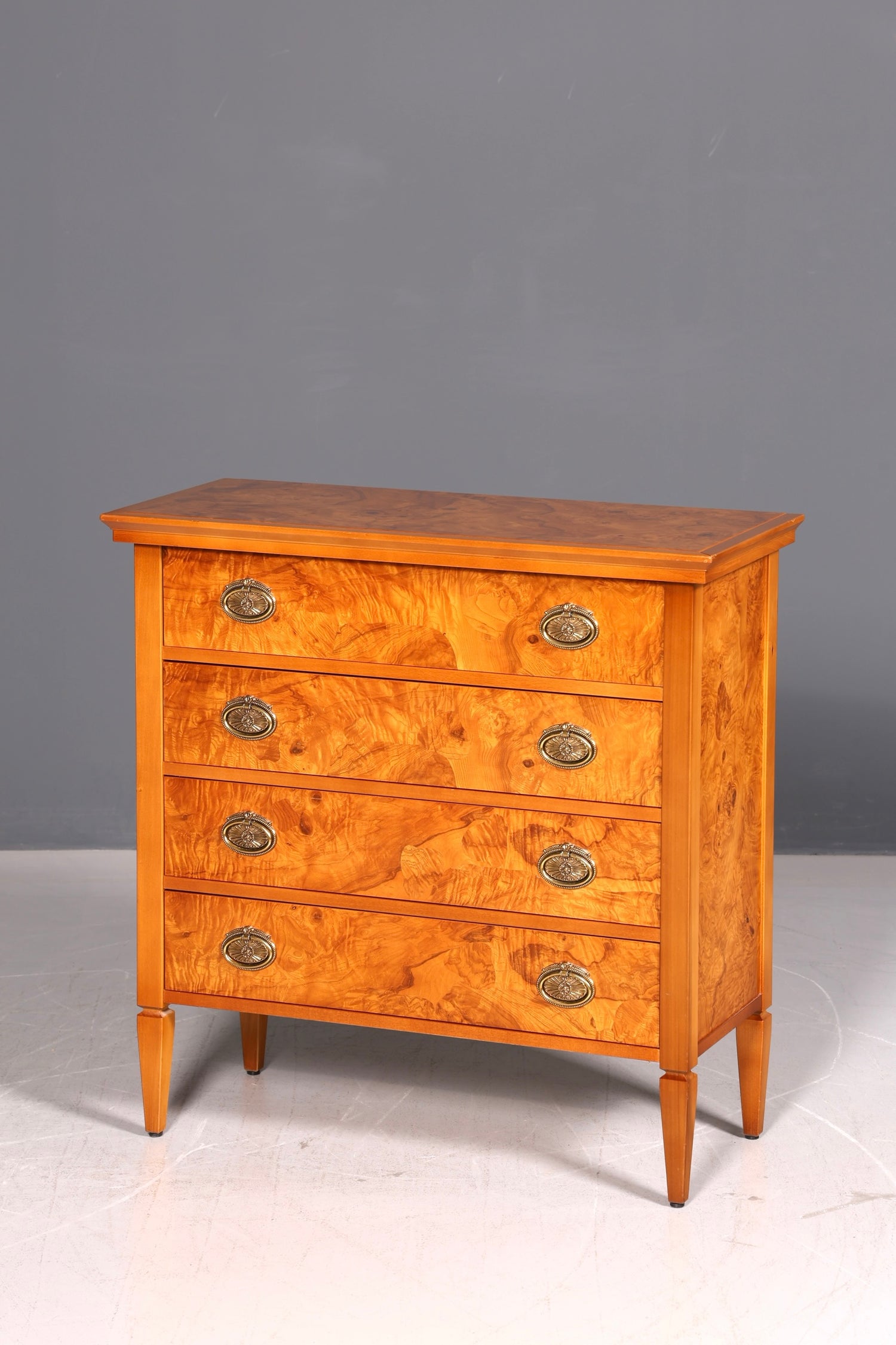Edle Englische Kommode Antik Stil Echt Holz Schubladenkommode Vintage Schrank
