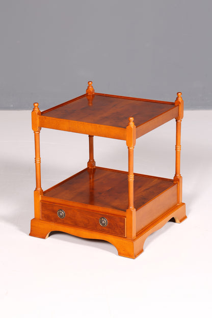 Traumhafter Englischer Antik Couchtisch Beistelltisch Regency Stil Ablagetisch Massivholz