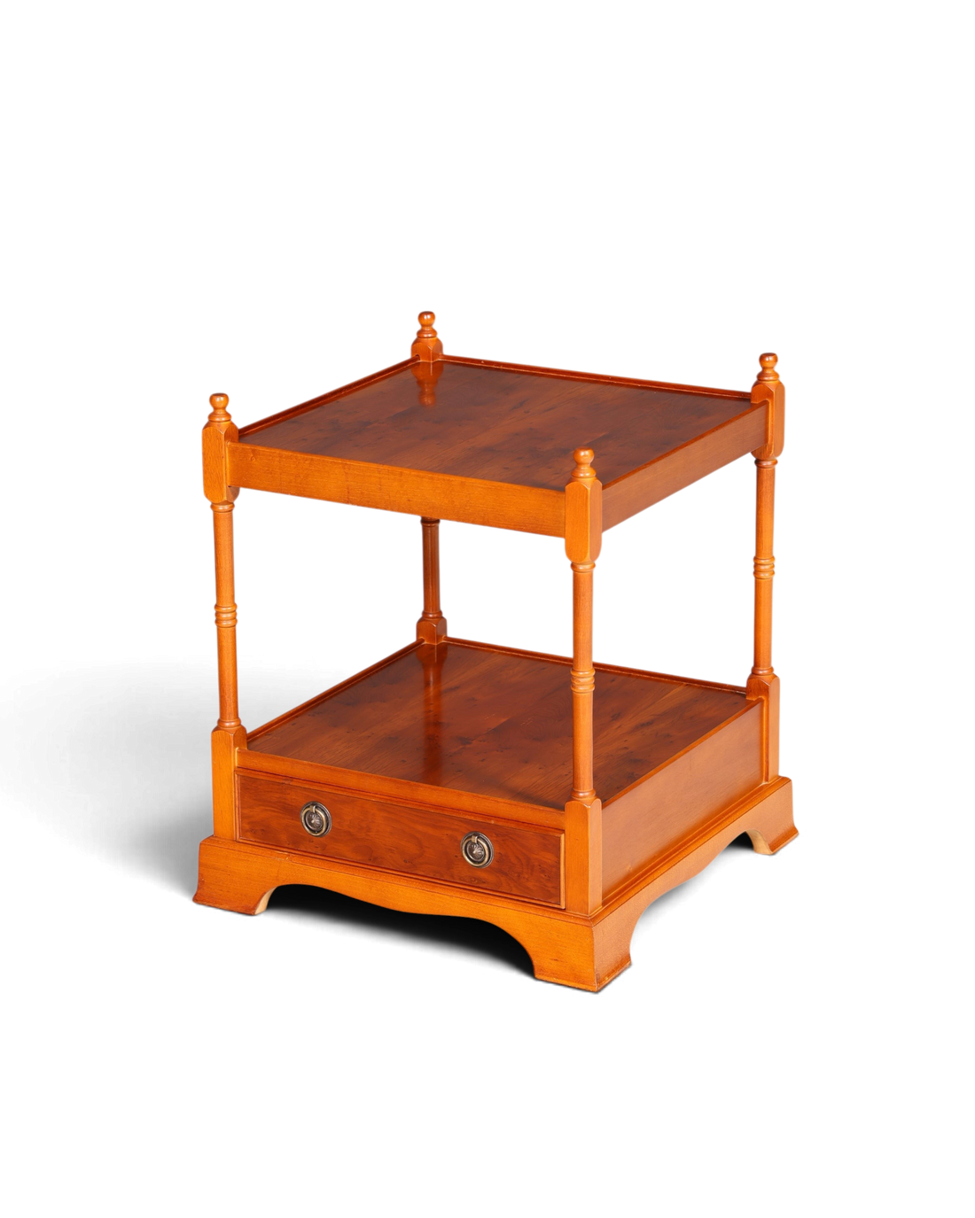 Traumhafter Englischer Antik Couchtisch Beistelltisch Regency Stil Ablagetisch Massivholz