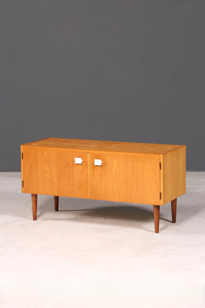 Magnifique commode Hellerau originale, modèle 427, style mid-century, meuble TV, buffet vintage en bois véritable