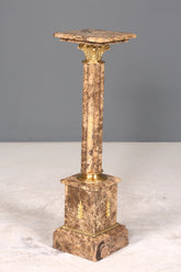 Wunderschöne Barock Stil Säule Louis XV Marmor Blumensäule Naturstein Sockel Ablage