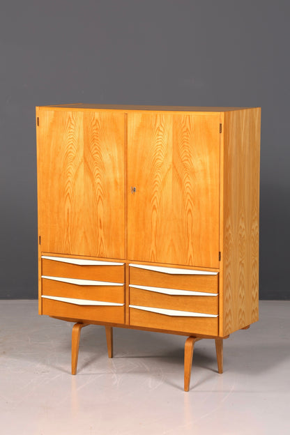 Wunderschöner Hellerau Schrank Modell 427 Mid Century Vintage Aktenschrank Highboard Vertiko Wäscheschrank