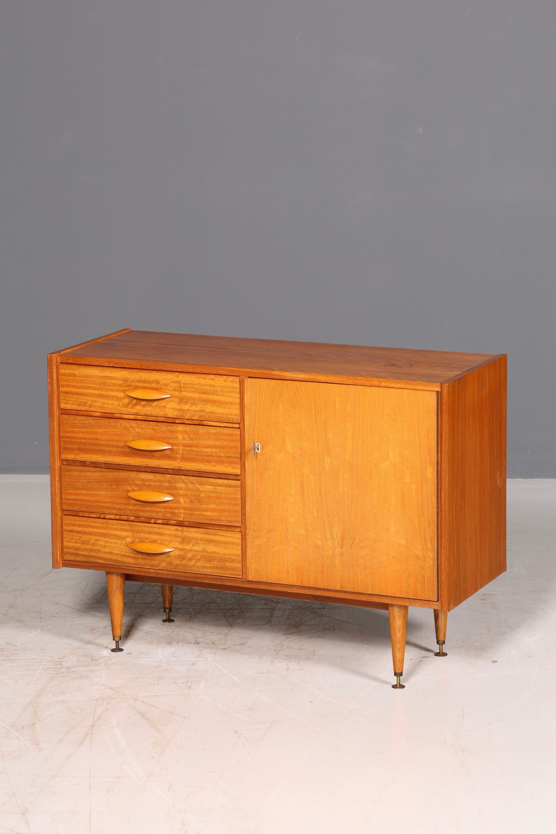 Wunderschönes Mid Century Sideboard Vintage Kommode 60er Schrank Flur Kommode echt Holz