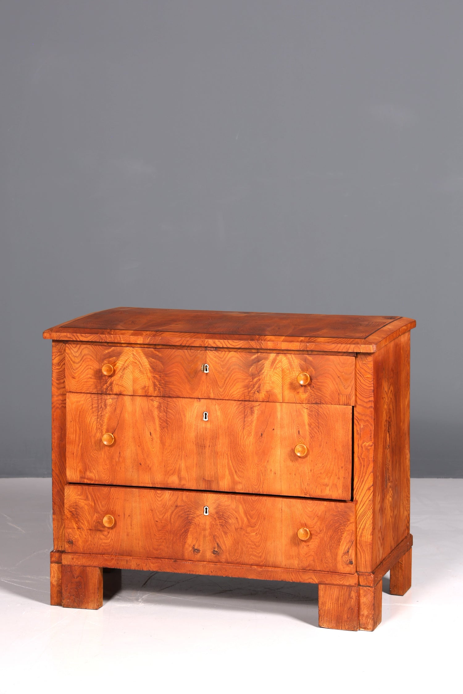 Stylish Original Biedermeier Chest of Drawers Antique around 1880 Sideboard
