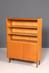 Wunderschöner Mid Century Regal Schrank Vintage Highboard Bücherregal Holz Kommode ohne Gläser