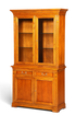 Hauptstadt Möblerei Selva Vitrine Villa Borghese aus massivem Holz im antiken Stil mit Innenbeleuchtung und Glasfront