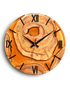 Wunderschöne Handgefertigte Epoxidharz Wanduhr Olivenbaum Uhr Terracotta Epoxy Analog Uhr