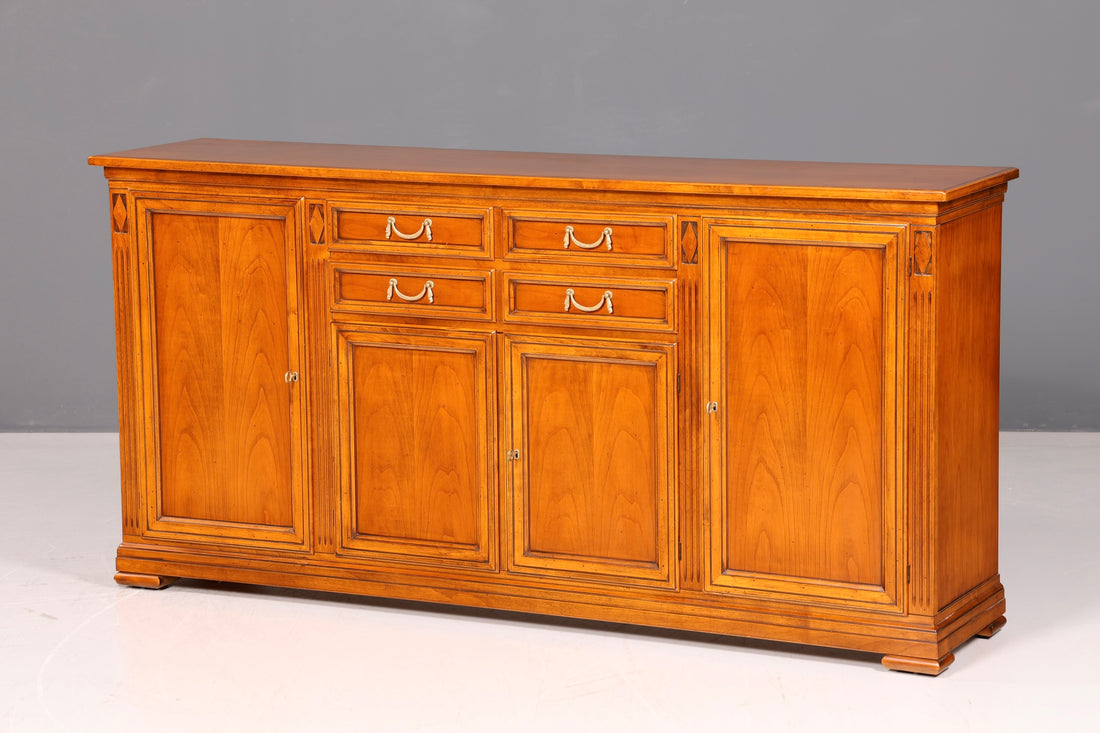 Élégant buffet original Selva Villa Borghese, style antique, armoire, commode, buffet, meuble en bois massif, fabriqué en Italie