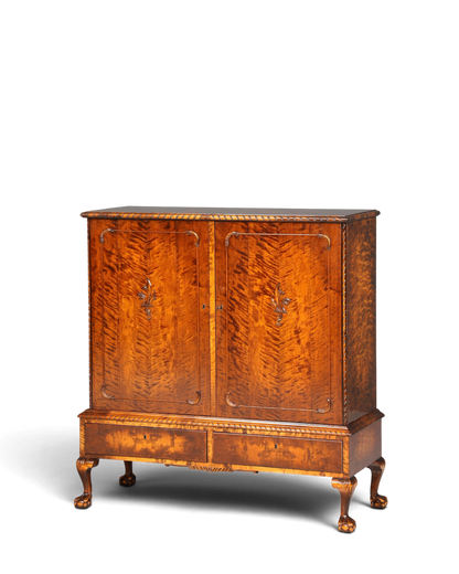 Traumhafter Chippendale Schrank Barock Stil Vertiko Highboard Antik 50s 60s Kommode