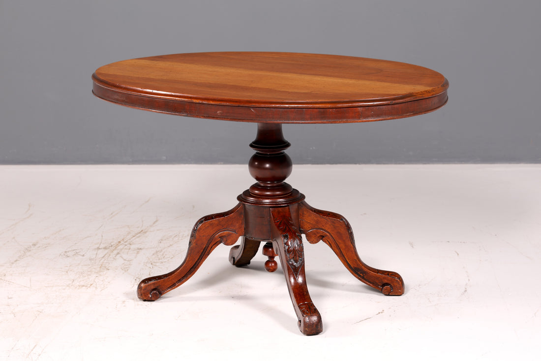 Elegant Louis Philippe Oval Dining Table in Solid Wood | Dining Room Table English Kitchen Table