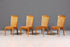 F987 Finish cm 4x Original Chippendale Stuhl Vintage Korbgeflecht Küchenstuhl Samt Stuhl