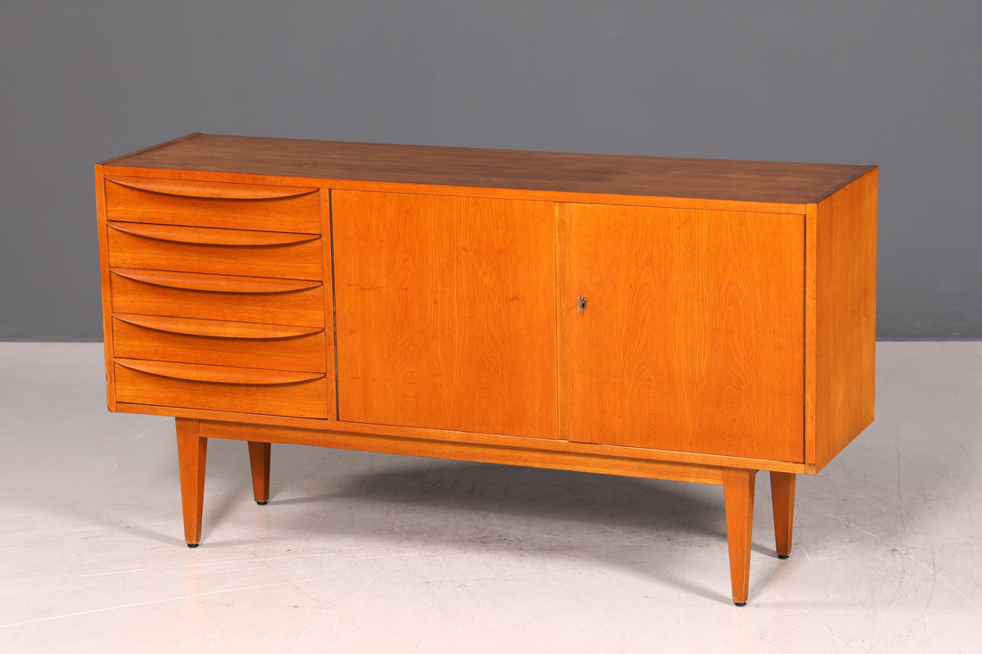 Original Hellerau Franz Ehrlich 602 Sideboard Mid Century TV Schrank VEB