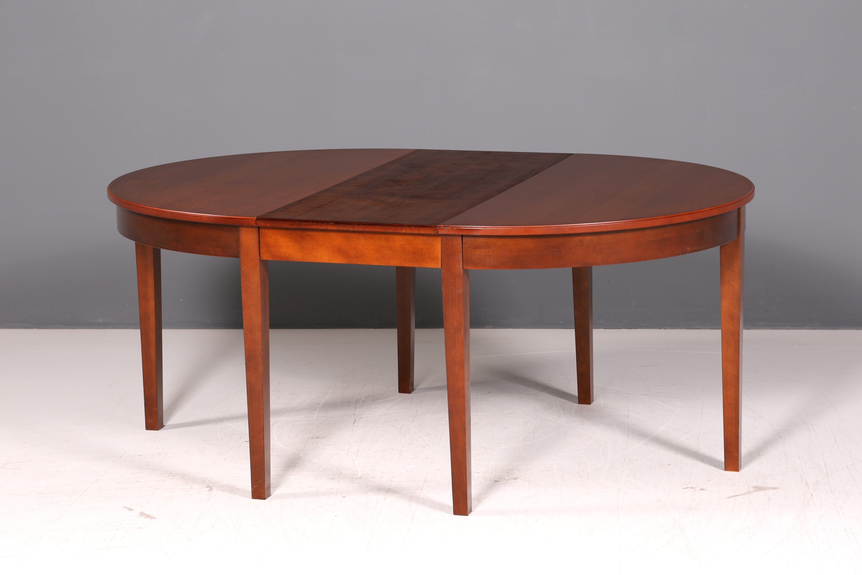 Traumhafter Mid Century Esstisch rund ausziehbar Vintage Küchentisch Esszimmertisch Rundtisch Holz